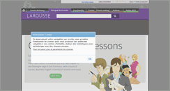 Desktop Screenshot of english-lesson.larousse.com